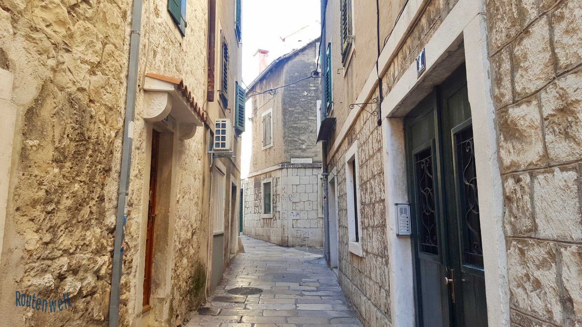 Gassen in der Altstadt von Split