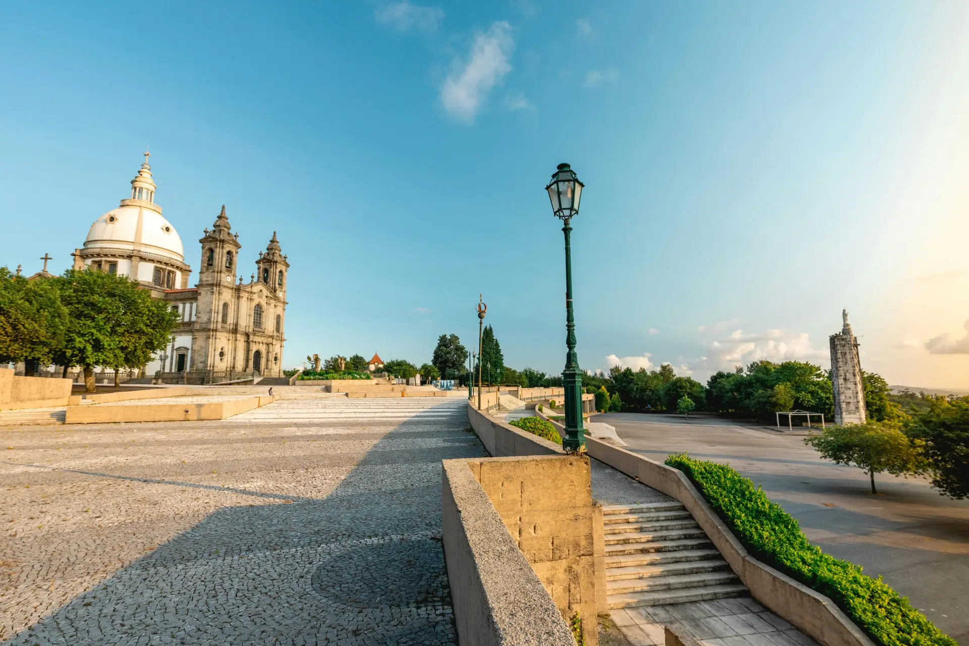 Blick über die Sehenswürdigkeiten von Braga